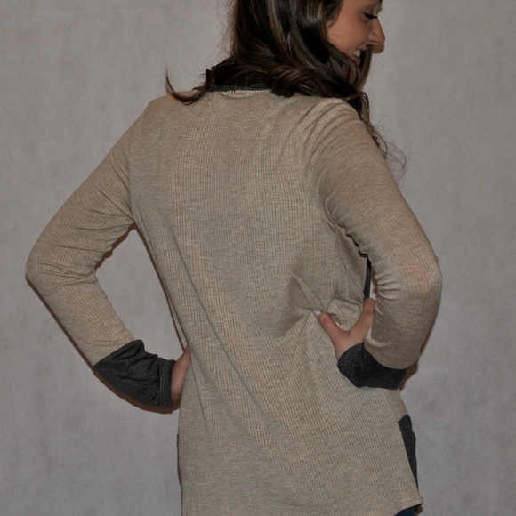 💥LAST ONE Fine Gauge wrap knit shirt - Picture 4 of 4